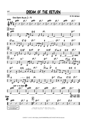 ビッグバンド楽譜「 (IT'S JUST) TALK」Pat Metheny It's Just Talk by Pat Metheny - Big Band - Sheet Music