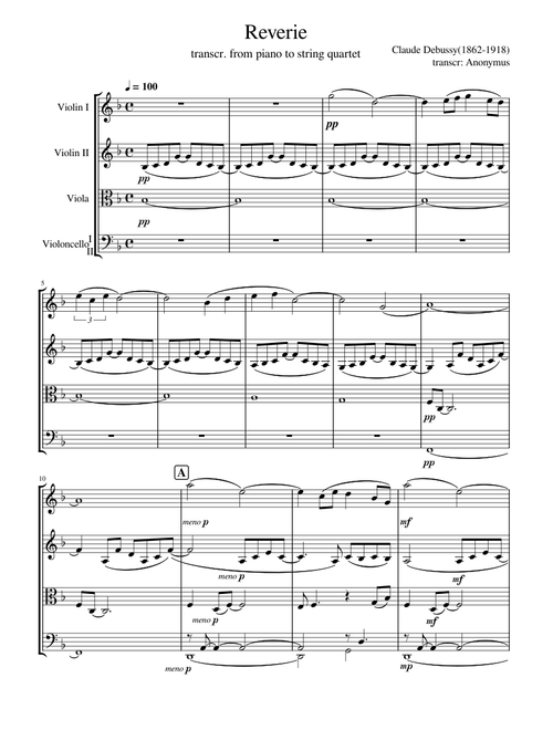 Reverie - Debussy