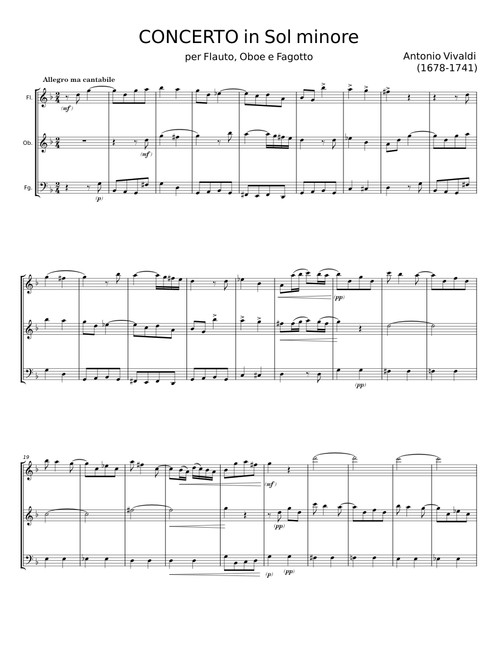 Concerto No. 2 in Sol Minore, RV315, L'Estate - Antonio Vivaldi