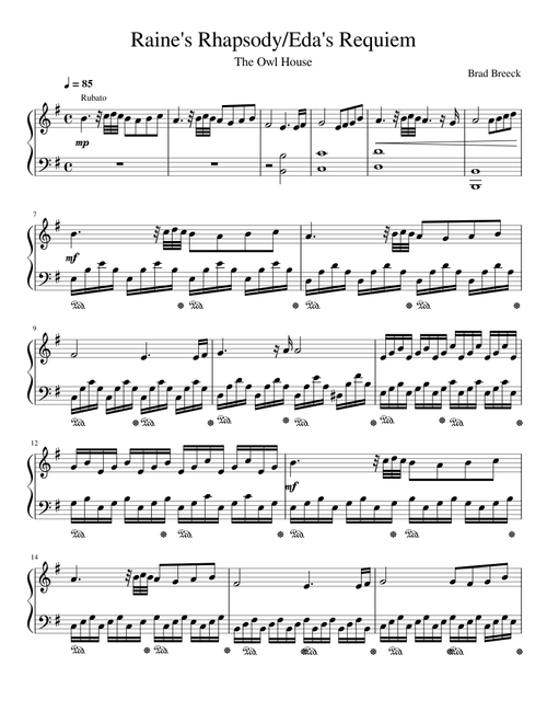 Raine's Rhapsody/Eda's Requiem – Brad Breeck
