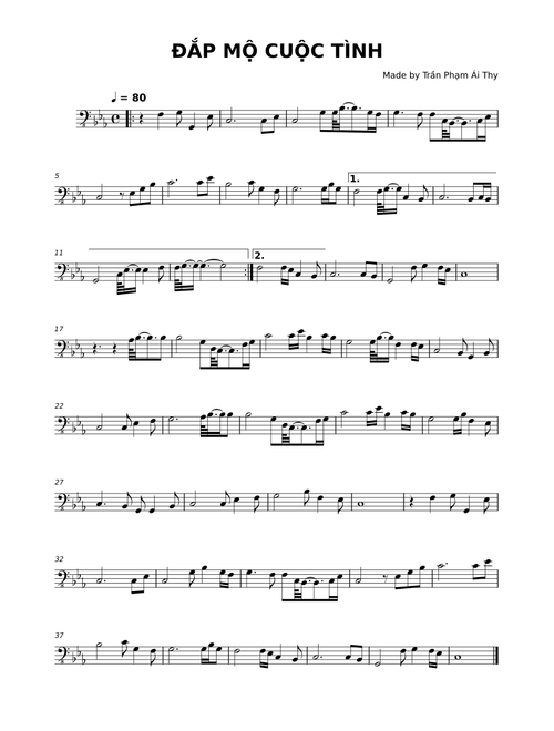 Đắp mộ cuộc tình – Vũ Thanh
