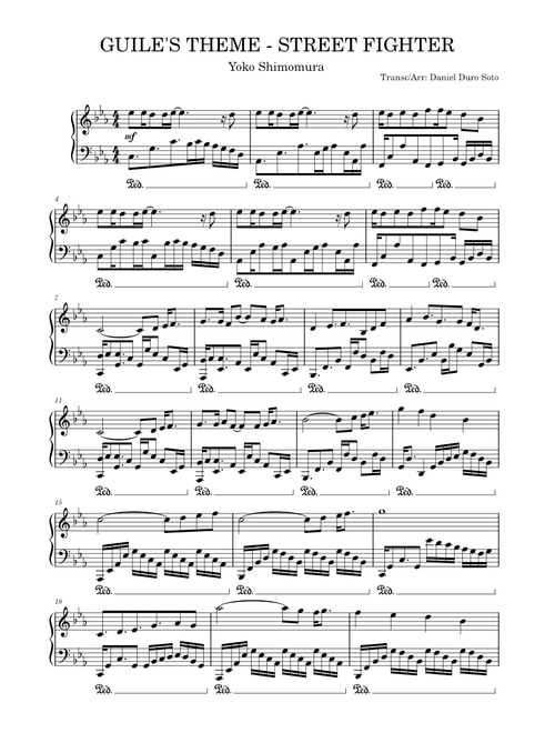 GUILE'S THEME - Street Fighter - Yoko Shimomura