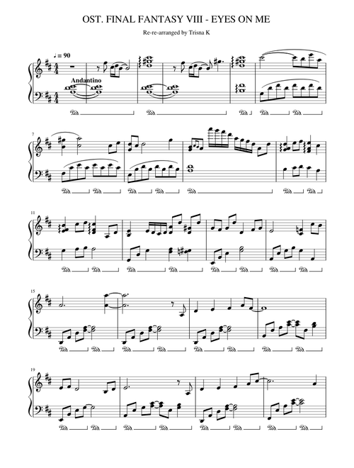 OST FINAL FANTASY VIII - EYES ON ME