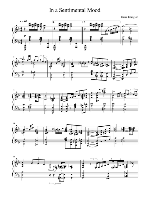 In a Sentimental Mood
