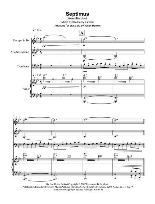 Septimus (Arr. Yulian Heroim) - Ilan Henry Eshkeri (Brass Ensemble)
