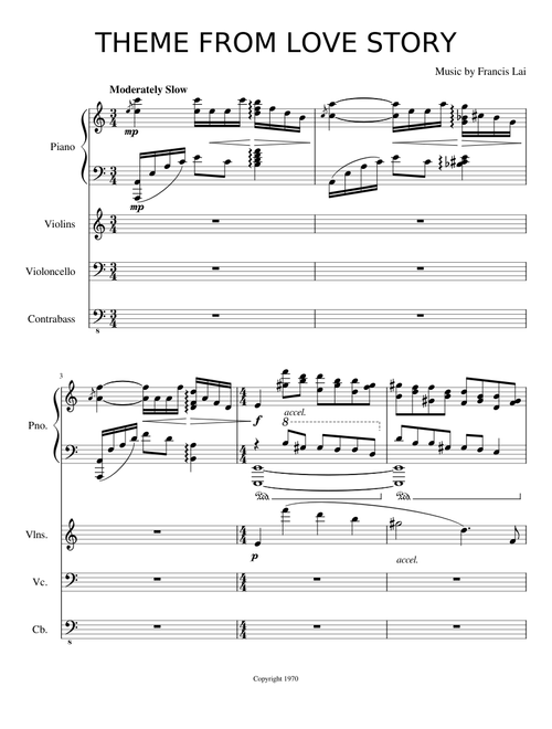 THEME FROM LOVE STORY