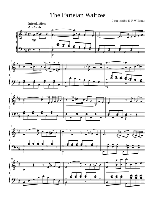 The Parisian Waltzes – Henry F. Williams