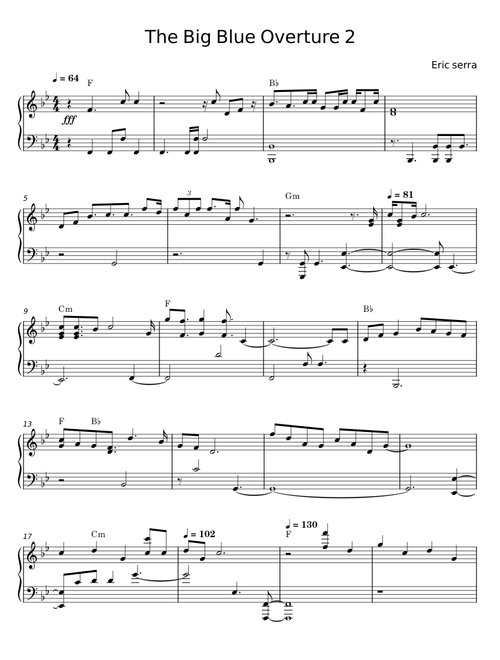 The Big Blue Overture 2 - Eric serra