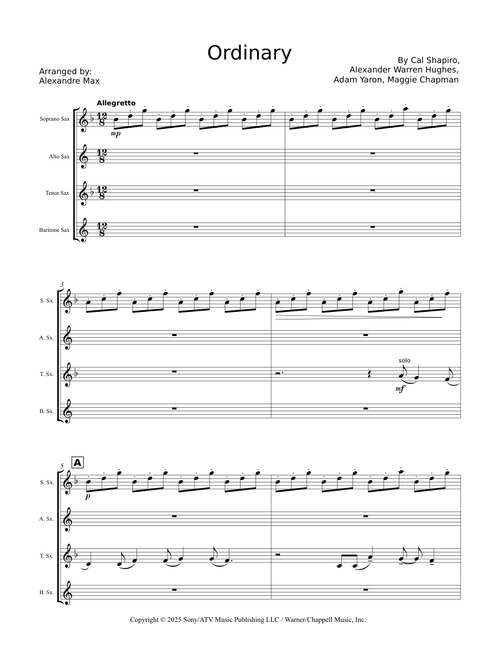 Ordinary - Alex Warren