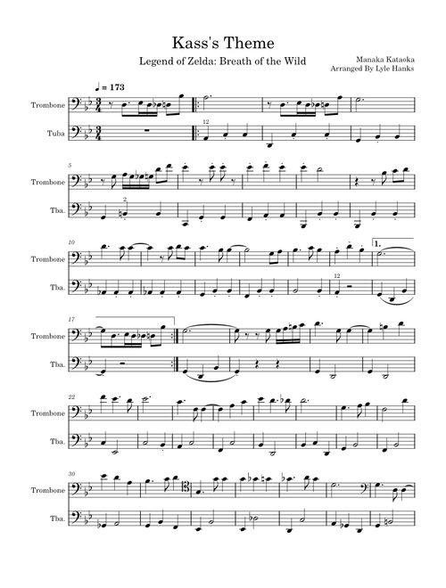 Kass's Theme from The Legend of Zelda: Breath of the Wild – Manaka Kataoka Kass's Theme