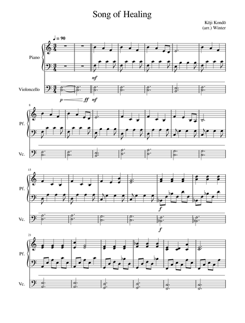 Song of Healing (Piano & Cello) - The Legend of Zelda: Majora's Mask