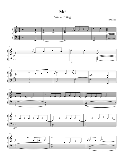 Mơ – Vũ Cát Tường