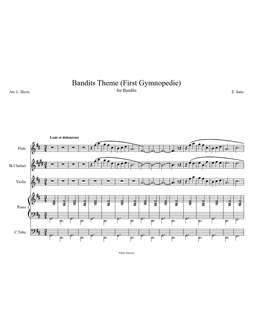 Gymnopedie #1