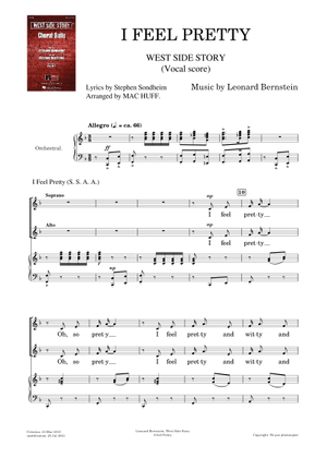 West Side Story, Cool - Leonard Bernstein Sheet Music for Piano