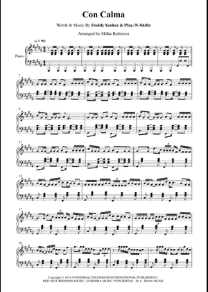 Con calma - Daddy Yankee Sheet Music for Trombone (Solo) | MuseScore.com