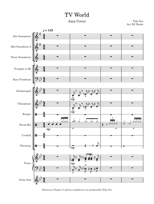 TV WORLD - Deltarune Chapter 3 – Toby Fox