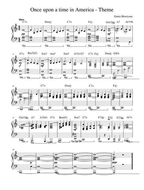 Once upon a time in America - Theme
