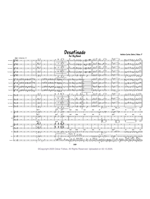 Desafinado – Arranging Final