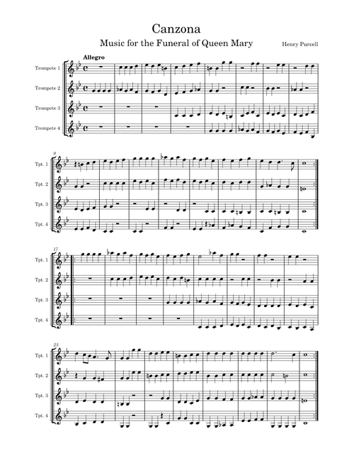 Music for the Funeral of Queen Mary, Z.860 – Henry Purcell