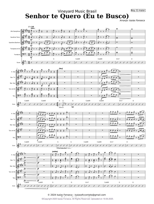 Senhor te Quero - Vineyard Music