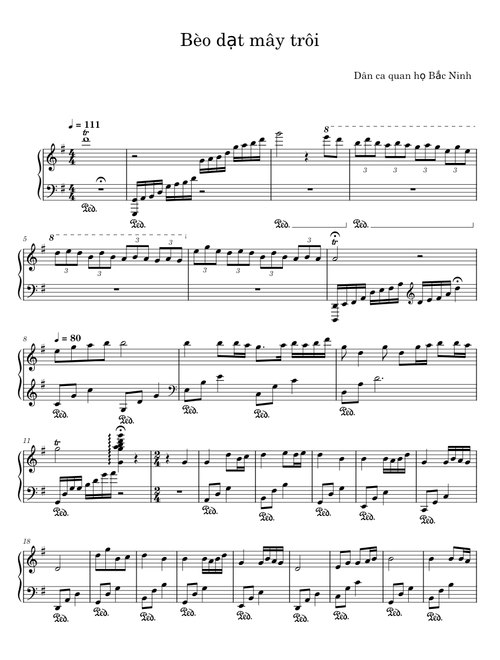 Bèo dạt mây trôi