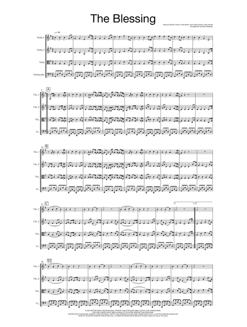 The Blessing (Arr. Danut Muresan) - Kari Jobe & Cody Carnes (String Quartet)