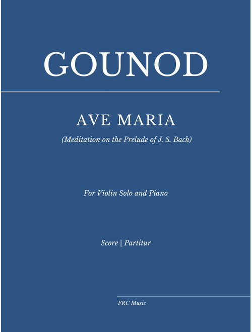 Ave Maria - Gounod (for Violoncello Solo and Piano) (Arr. Flavio Regis Cunha) - Charles Gounod and Yo Yo Ma (Cello and Piano)