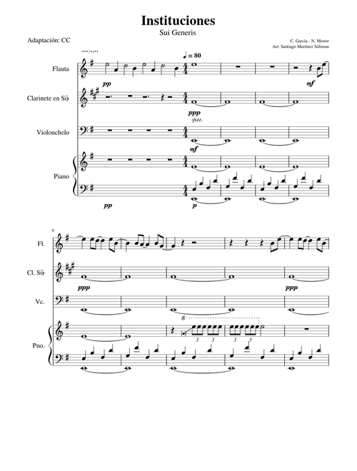 Instituciones – Sui Generis