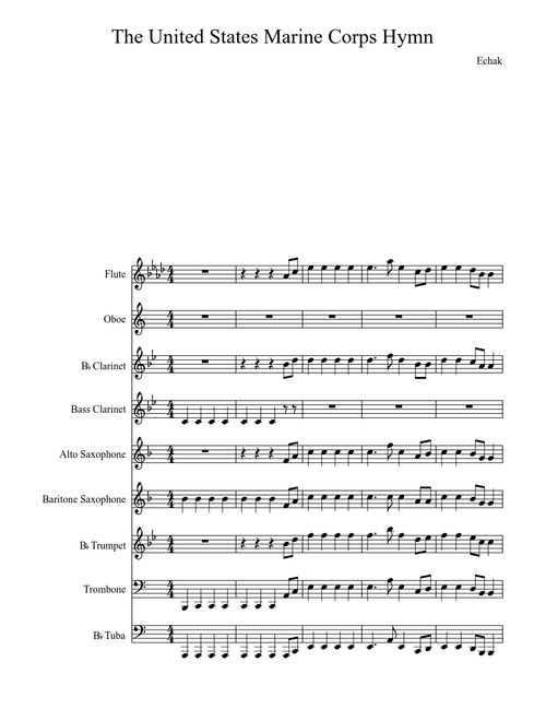 The United States Marine Corps Hymn