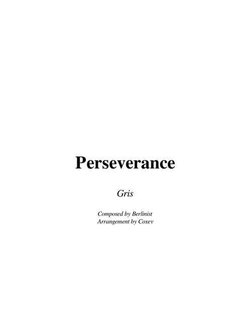Gris - Perseverance