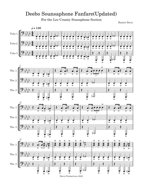 Deebo Sousaphone Fanfare(Updated)
