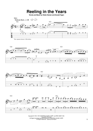 Play Official version of Josie Sheet Music by Steely Dan for Guitar ...