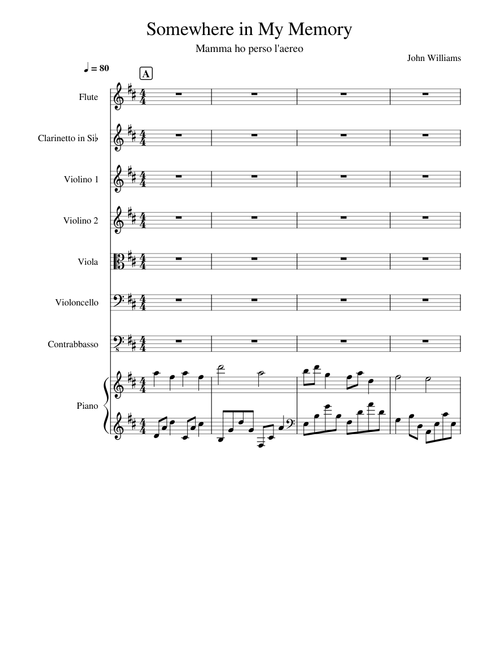 Somewhere in my memory – John Williams