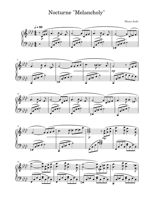 Nocturne "Melancholy"