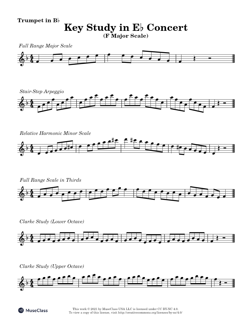 F flat trumpet store