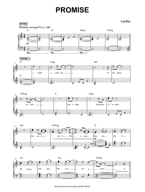 Promise - Laufey (Piano)