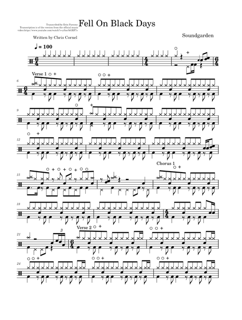 Fell on black days - Chris Cornell