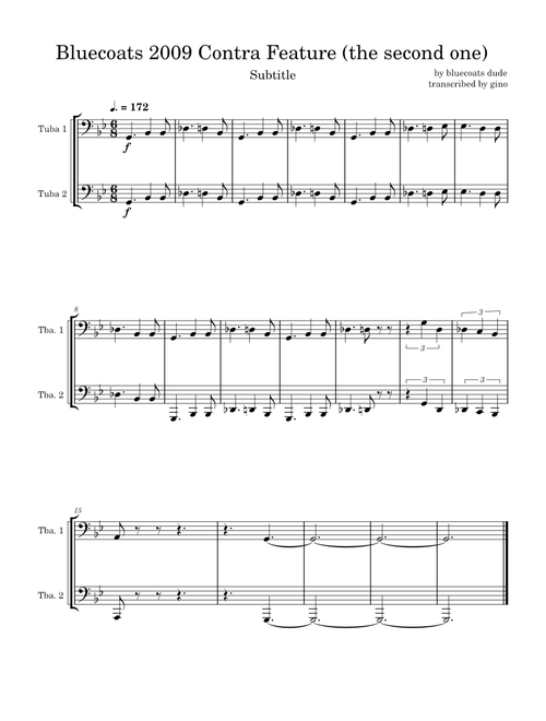 Bluecoats 2009 Contra Feature (the second one)