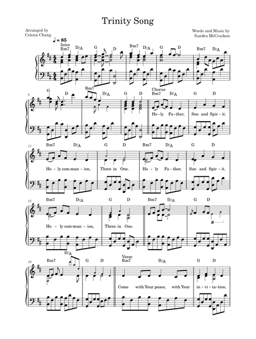 Trinity Song – Sandra McCracken
