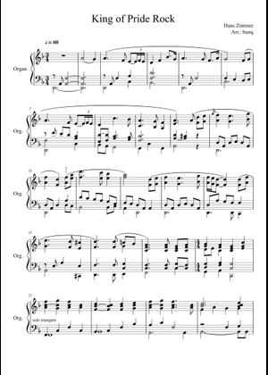 Play Official version of King Of Pride Rock (from The Lion King