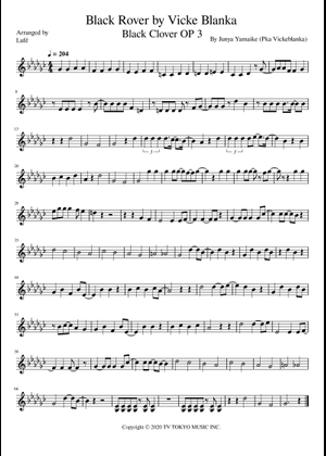 Black Clover Opening 3 Sheet Music for Flute (Solo) | MuseScore.com