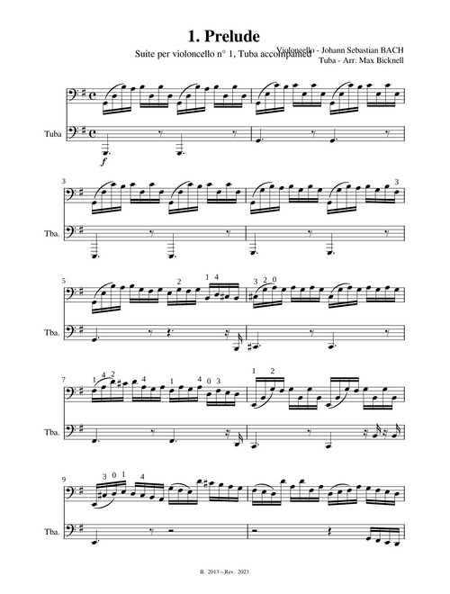 Prelude from Cello Suite No.1 in G Major, BWV 1007 – Johann Sebastian Bach