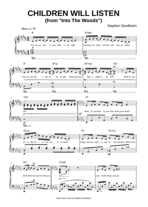 Play Official version of Children Will Listen (from Into The Woods