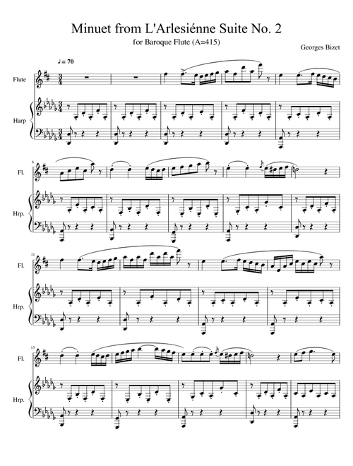 baroque sheet music pdf
