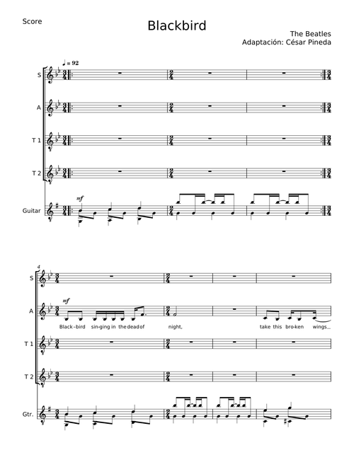 Blackbird - The Beatles