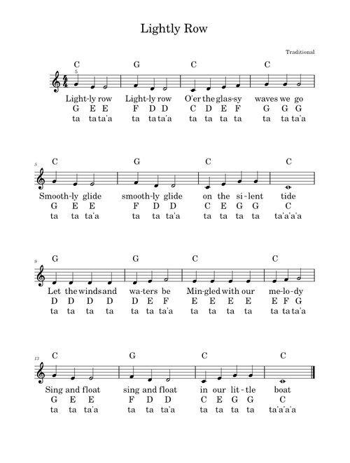 Lightly Row – Misc tunes Lightly Row