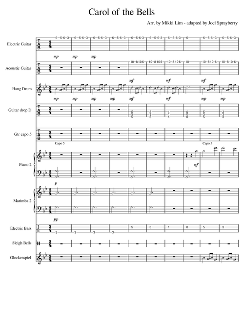 Carol of the Bells – Misc Traditional