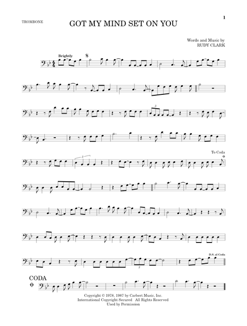 Got My Mind Set On You - George Harrison (Trombone Solo)
