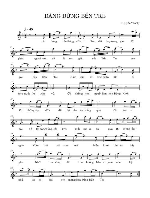 Dáng Đứng Bén Tre – Nguyễn Văn Tý