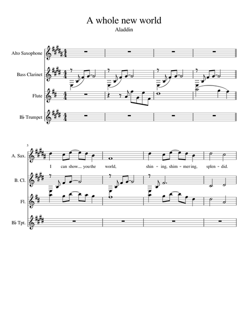 A Whole New World - NH Wind Ensemble